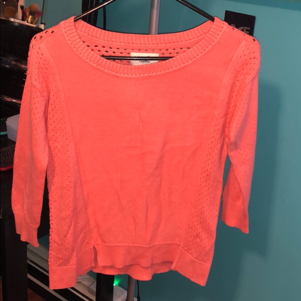 American Eagle Orange Sweaters